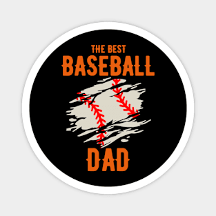 The Best Baseball Dad Magnet